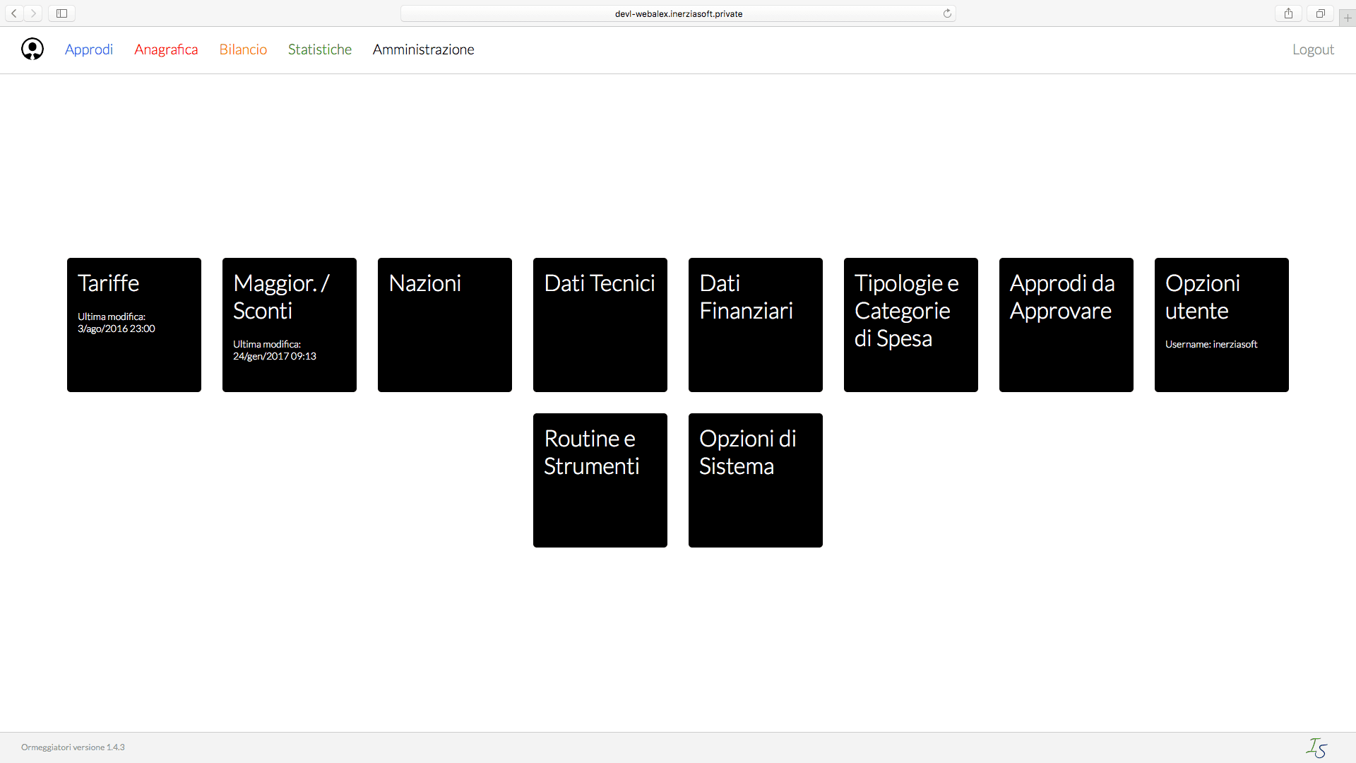 Dispatch running in Safari showing the settings screen.