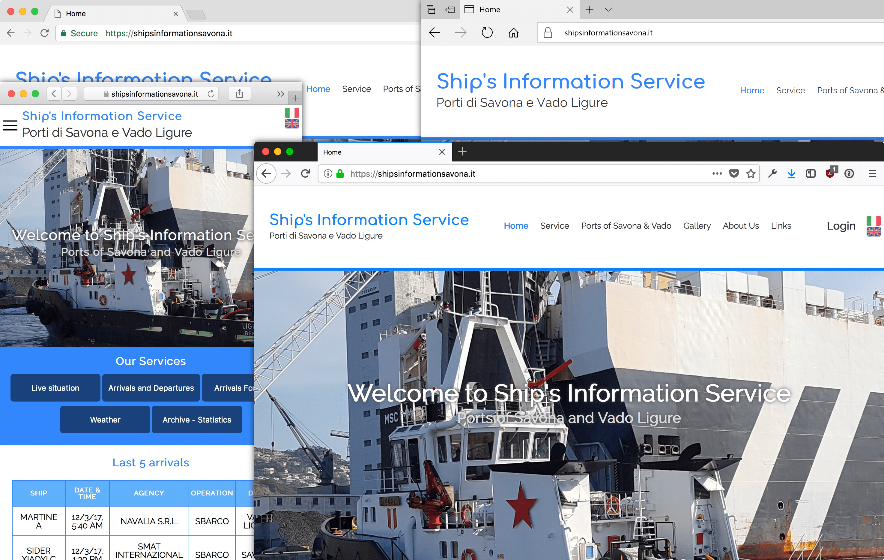 Meteo running in multiple browsers at the same time.